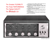 McIntosh C20 - Brochure 